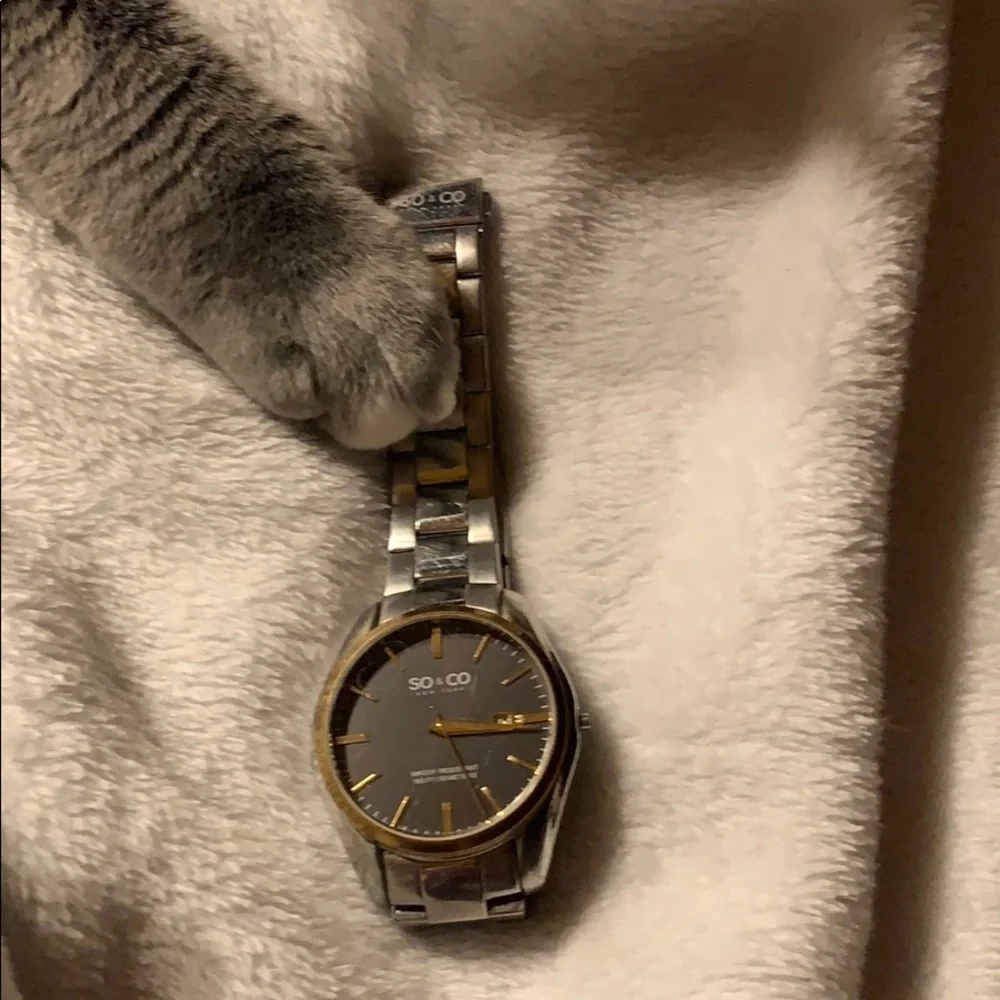 SO & CO New York Water Resistant Men’s Watch